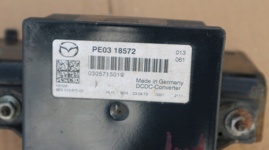 фото №2, Mazda 3 bm модуль напруги dcdc 2016 rok pe0318572