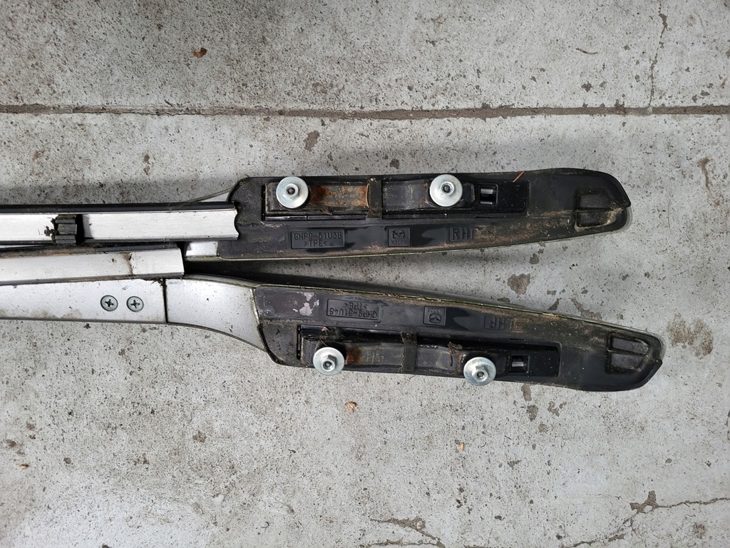 фото №10, Рейлінги лівий правий комплект заглушки mazda 6 vi gj iii lift сріблястий хром