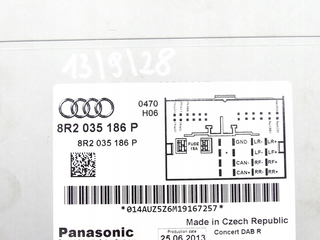 фото №3, Радіо радіопрогравач cd audi concert a5 8t lift