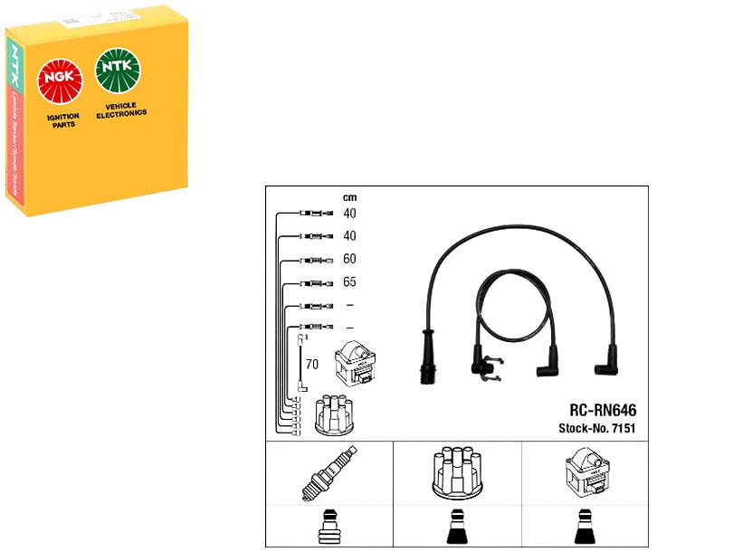 фото №1, Ngk провода зажигания renault safrane i 2.0 b540