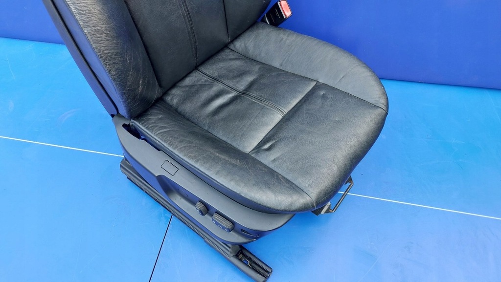 фото №11, Сиденье пассажира правый bmw 5 e39 czarna кожа eur