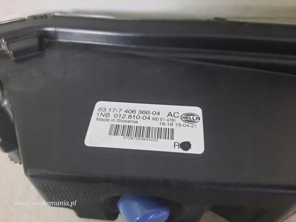 фото №8, Bmw x5 g05 протитуманна фара правий перед протитуманний led 1nb01281004