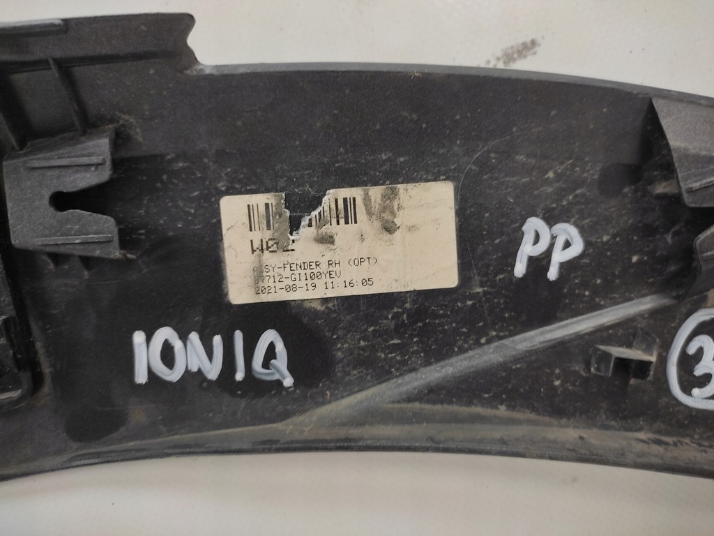 фото №9, Hyundai ioniq v 5 молдинг крыла правая перед 2021-