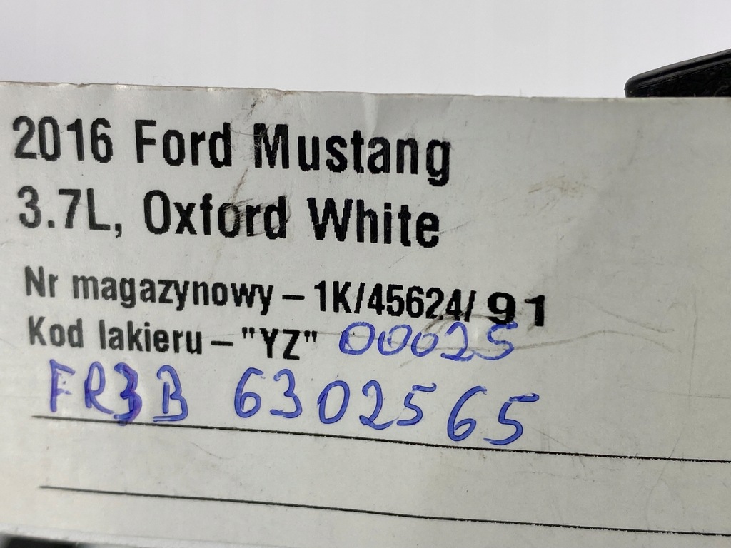 фото №6, Молдинг направляющая стекло ford mustang vi 15+ usa