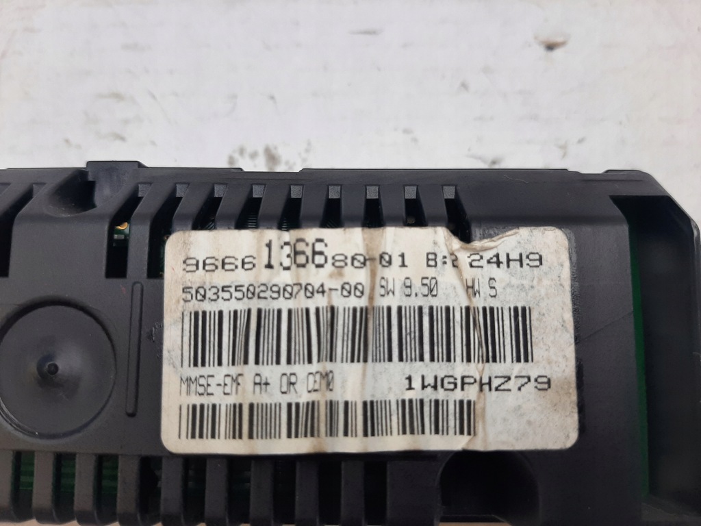 фото №4, Дисплей eran радіо peugeot 207 9666136680-01