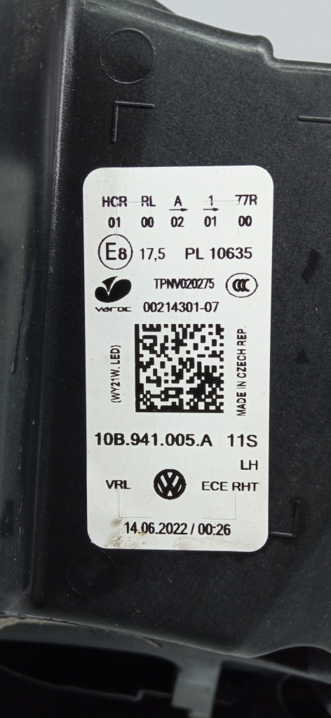 фото №11, Vw id3 id.3 19- лампа ліва перед передня full led eu 10b941005a
