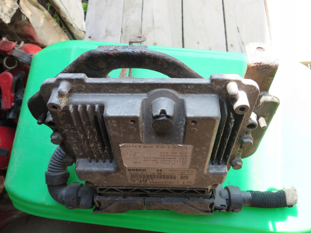 фото №1, Блок управления бортовой компьютер fiat 0281013139