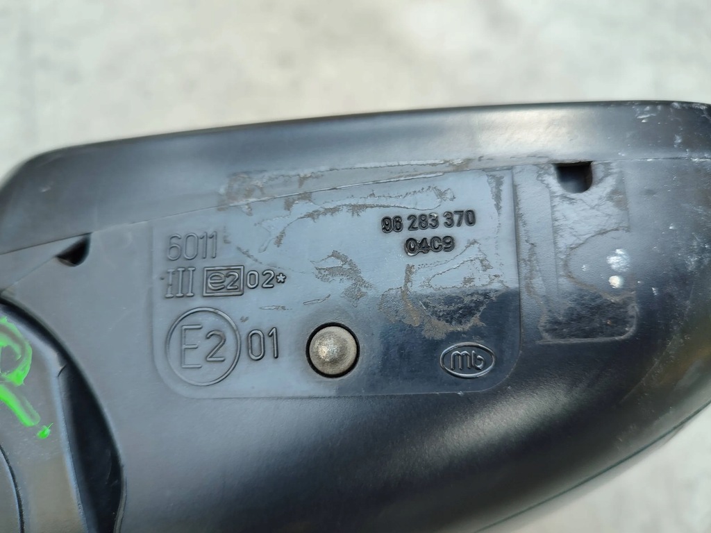 фото №10, Зеркало электрический правое peugeot 406 2001 7pin 96283370
