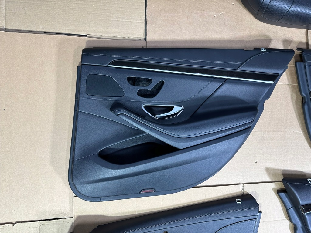 фото №6, Сидіння, заднє сидіння, салон, обшивки, салон mercedes s klasa w222 long чорні