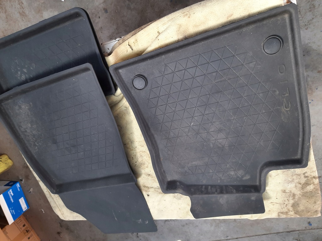 фото №5, Clio v 1.5bdci коврики резиновые перед задняя kpl.