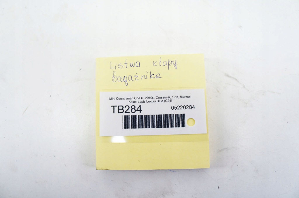 Купить Tb284 mini countryman ii f60 молдинг накладка крышки багажника 7391241