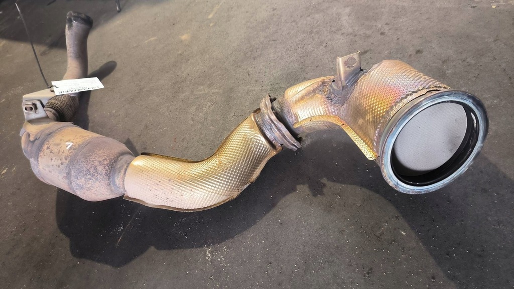 фото №5, Porsche panamera 2017 лівий фільтр часток твердих каталізатор dpf 971131703k