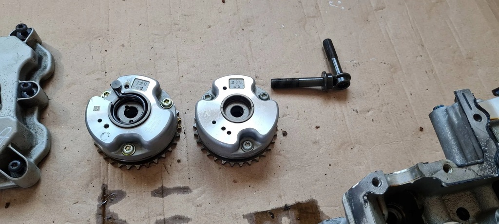 фото №15, A6 c7 4g lift головка двигателя левая валы 3.0 tfsi cre 06e103403aa a7 4g s4