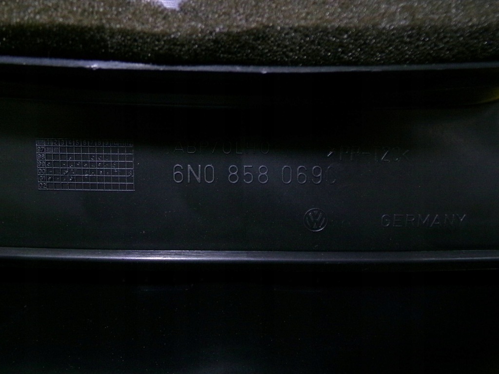 фото №9, Рамка радіо решітка обдув volkswagen polo iii 6n 2001 6n0858069 nr87