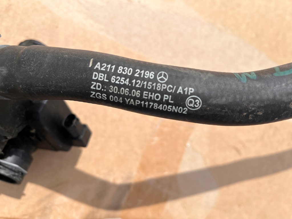 фото №6, Mercedes w211 шланг wąż wody a2118302196