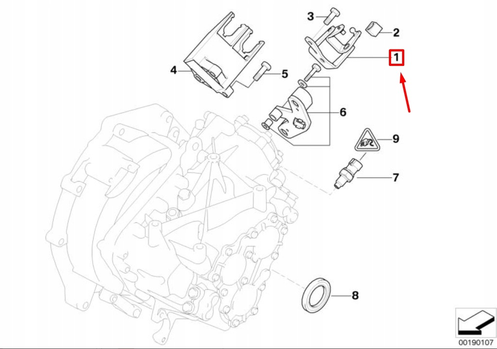 фото №8, Mini cooper r50 one d селектор lever with support 23117572703
