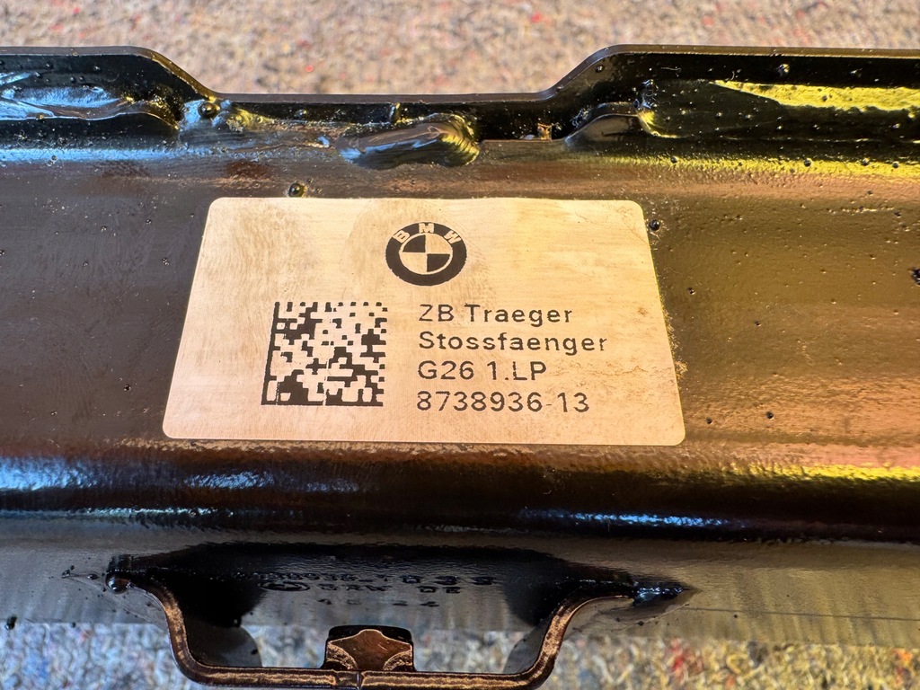 фото №12, Bmw i4 g26 gran coupe балка передня бампера передній перед 8738936-13