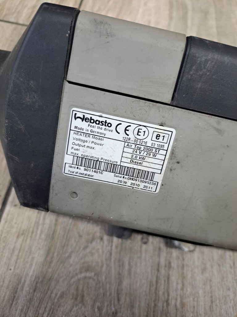 фото №4, Webasto обогреватель air top 2000 st volvo fh 13 fm 13