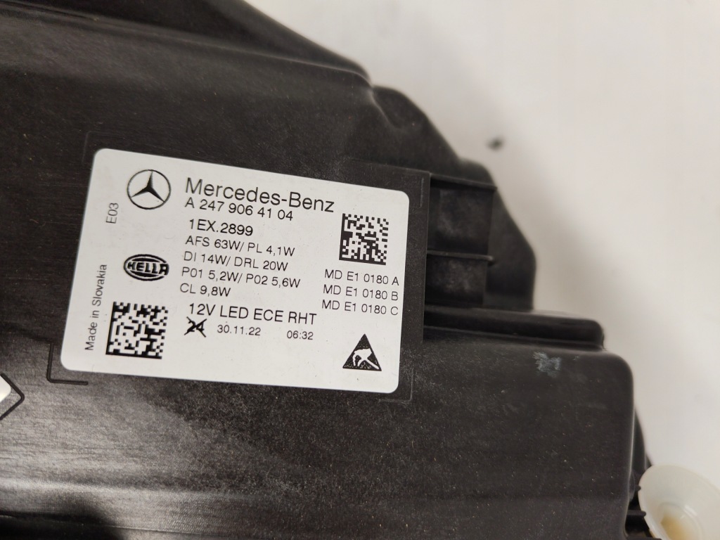 фото №6, Комплект лампа mercedes w247 gla multibeam led new!