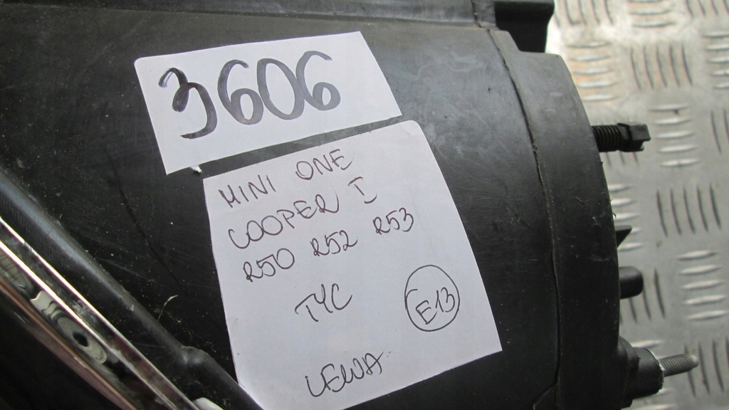 фото №9, Лампа фара лівий mini one cooper i r50 r52 r53