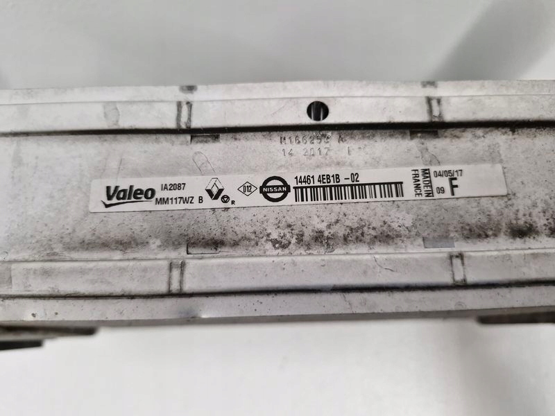 Nissan qashqai j11 megane iv 4 1.6 dci радіатор повітря інтеркулер Недорого