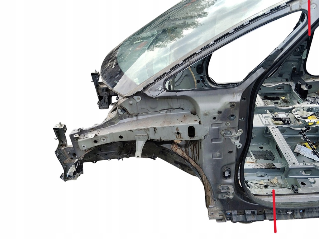 фото №4, Лонжерон левая с стойка a renault scenic iv grand lak: tekng 16-22