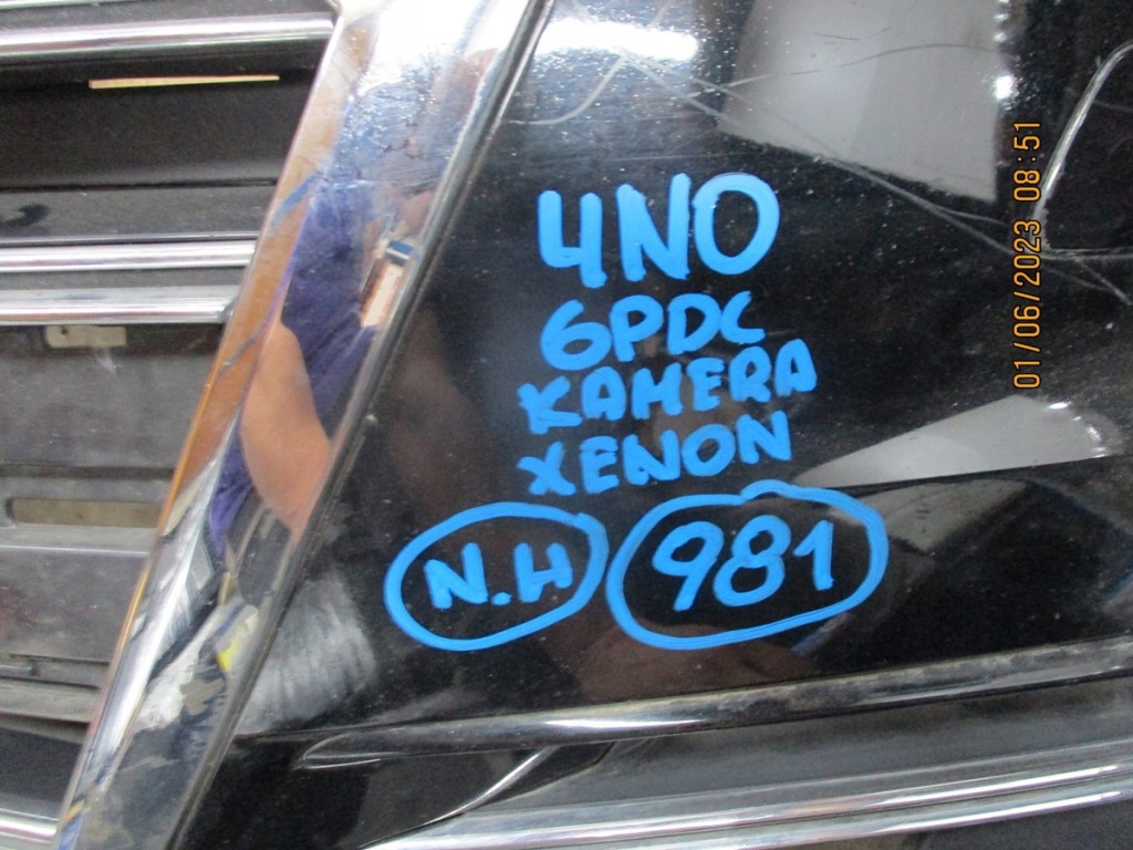 фото №16, Бампер audi a8 4n0 камера ксенон 6 pdc передній