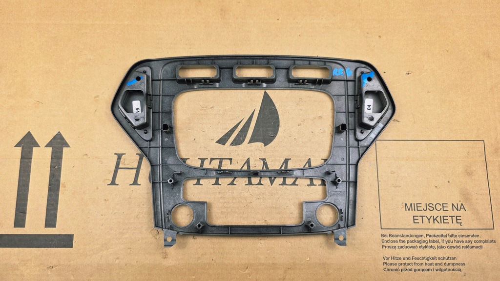 фото №11, Ford mondeo mk4 2007 - 2010 r. рамка радио консоли серебристая przedlift europa