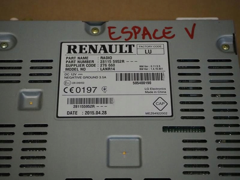 фото №3, Радио навигация renault espace v