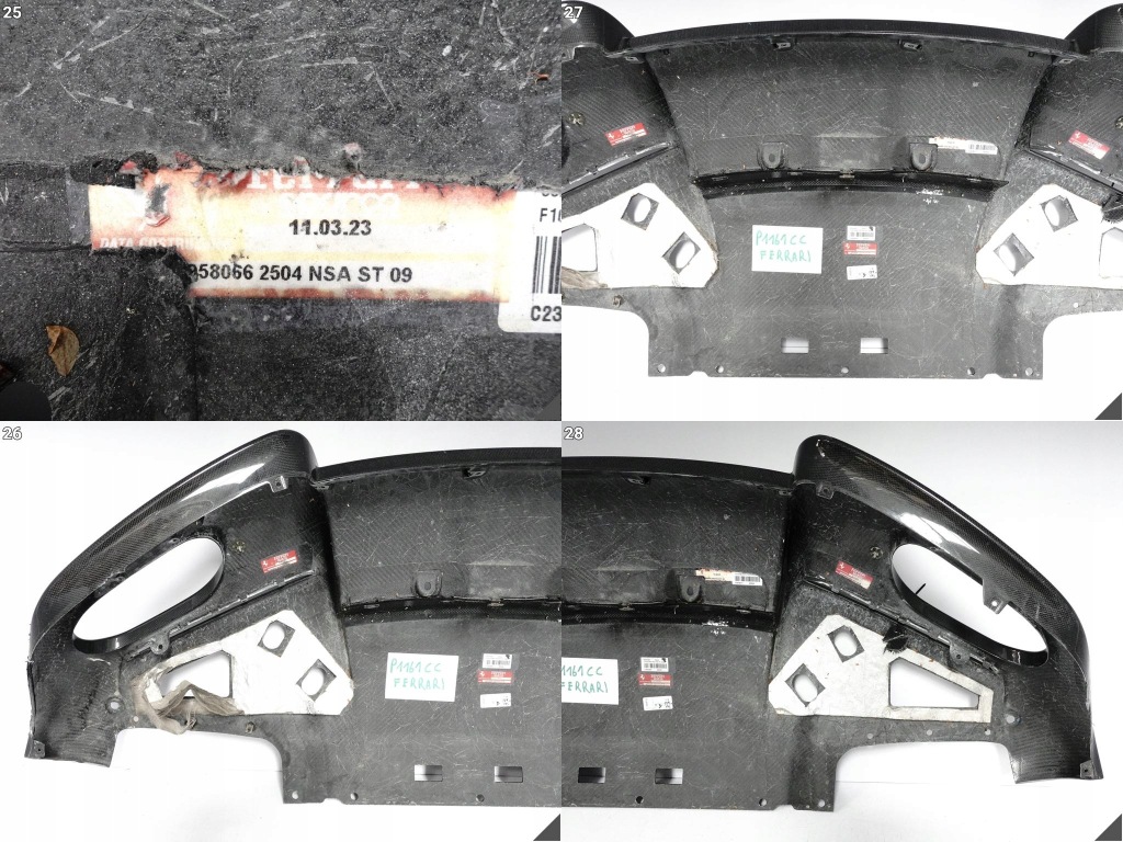 Ferrari roma spider f169 20-24 карбон бампер бампер спойлер диффузор задний Недорого