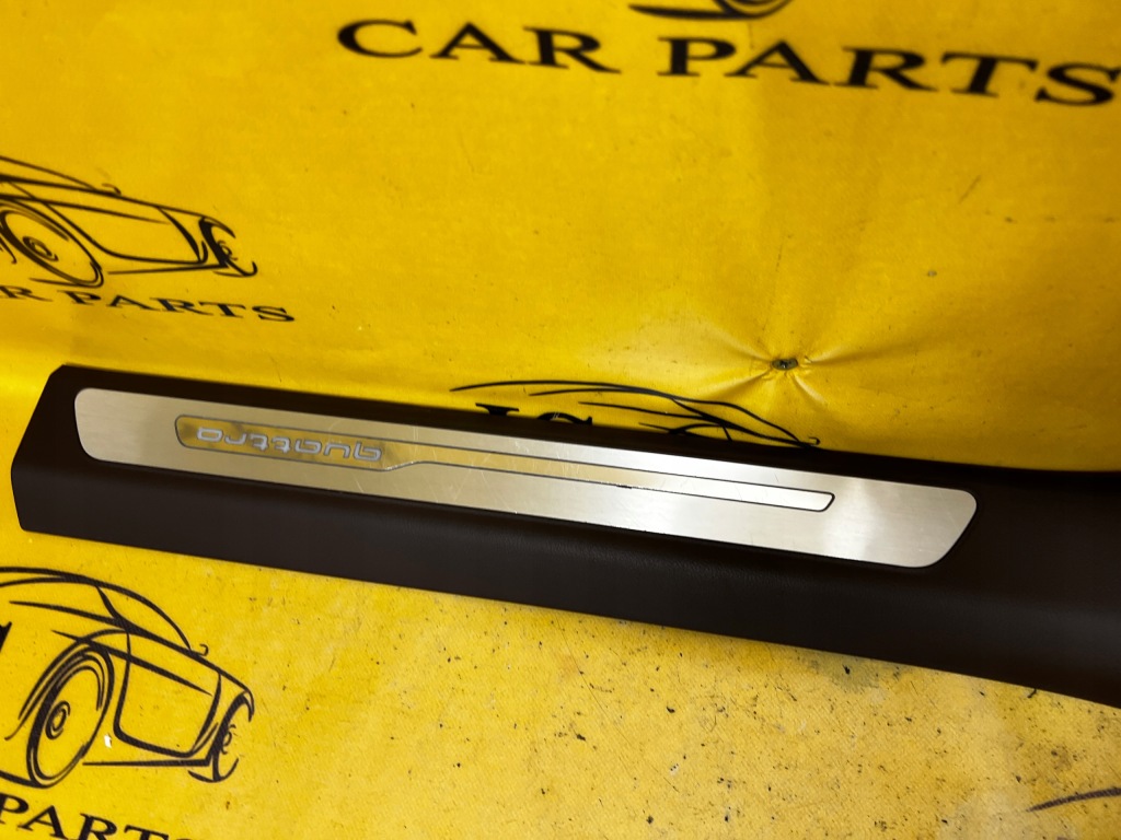 Накладка порог led коричневая df3 левая audi a8 d4 Оригинал