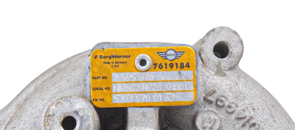 фото №3, Турбина турбонагнетатель mini r55 r56 r57 r60 cooper s 1.6 7595678 7619184
