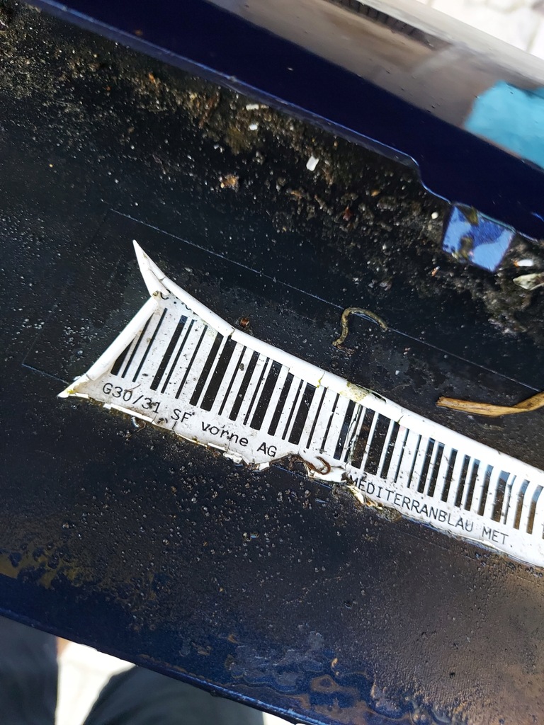 фото №6, Бампер передний перед bmw 5 g30 g31 niebieski