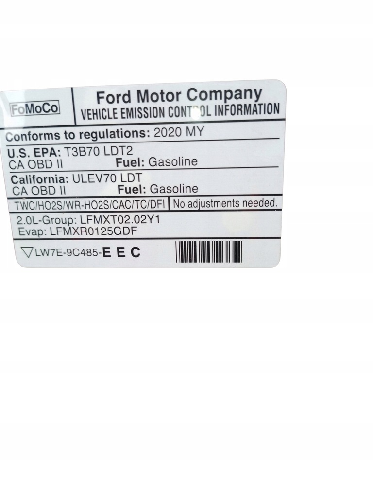 фото №5, Капот ford escape mk4 usa