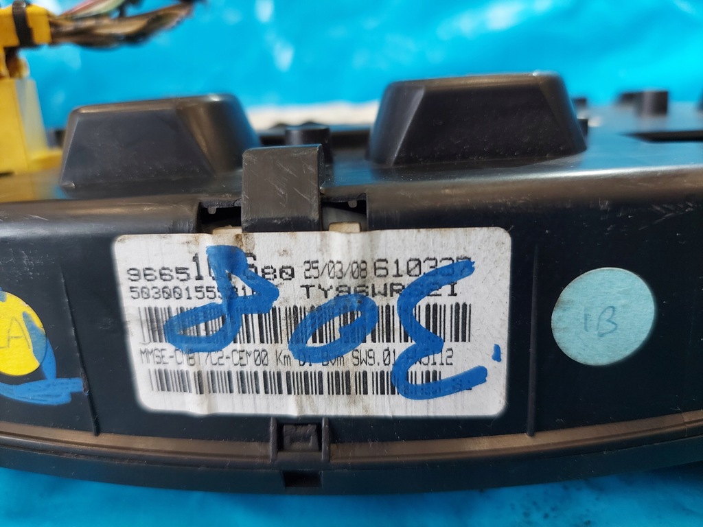 фото №9, Счетчик приборная панель peugeot 308 9665166980