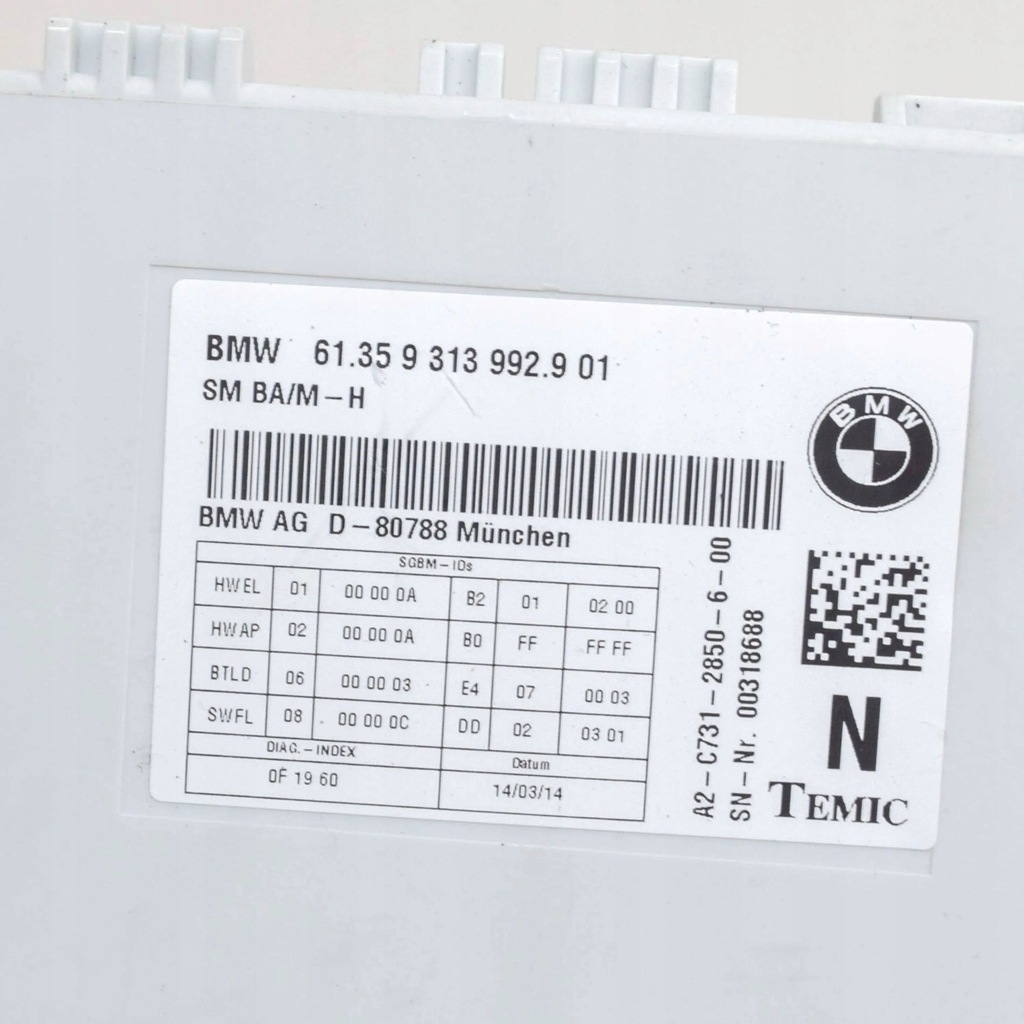 фото №6, Bmw 7 f01 f02 f03 f04 2014 перед сторона ліва модуль / блок керування сидіння