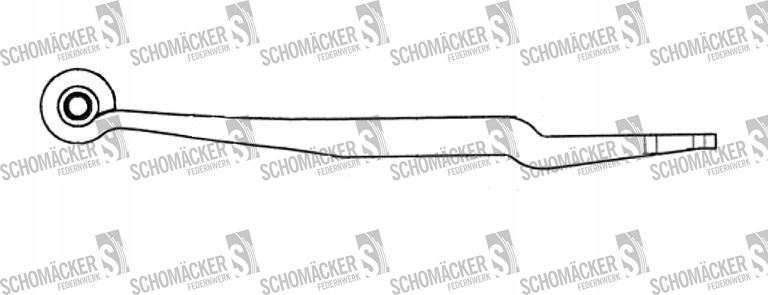 фото №1, Ресора bpw schomäcker 88170300|o.e. 0508213892