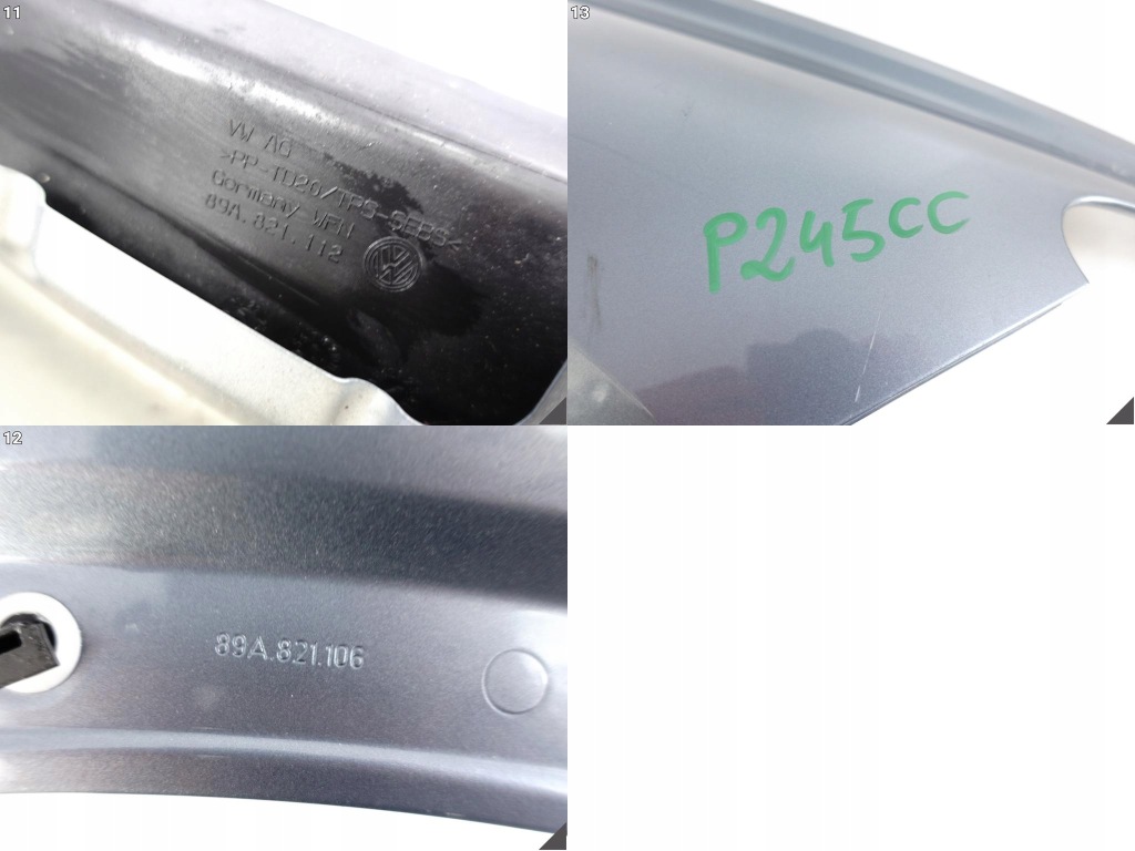 фото №12, Audi q4 e-tron 89a 21- крила правий перед 89a821106 b.ładny