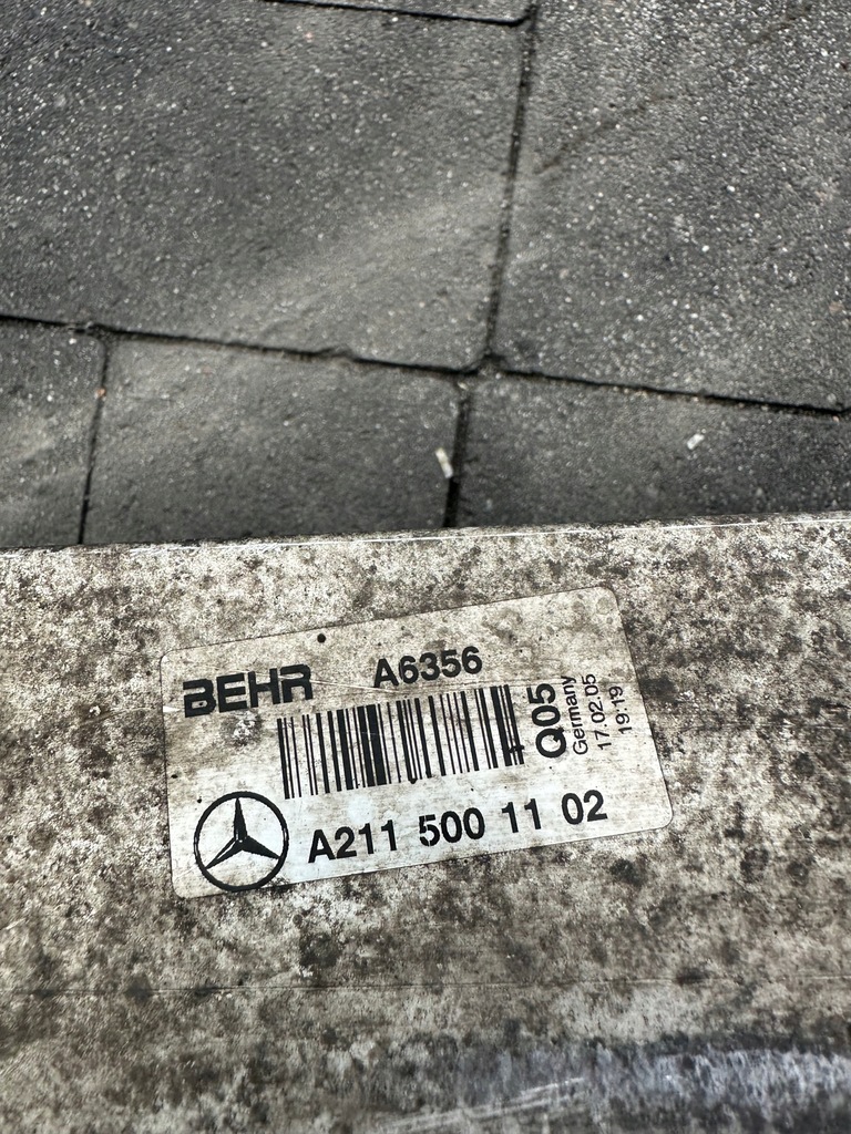 фото №6, Mercedes benz e klasa w211 интеркулер