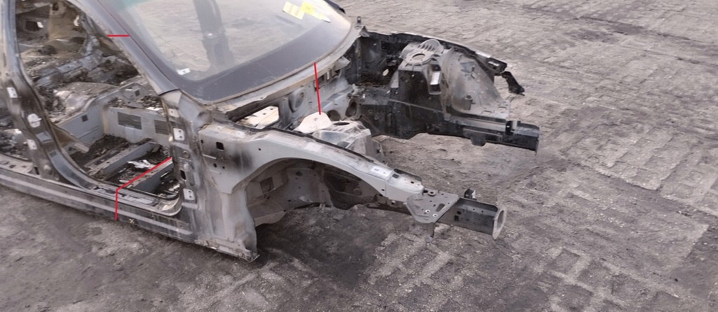 фото №1, Чверть лонжерон права правий перед maserati ghibli iii