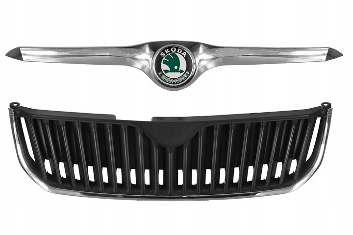 фото №12, Решётка радиатора решётка радиатора skoda superb ii 3t0853668a