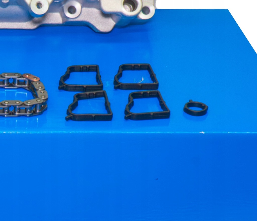 фото №13, Грм peugeot citroen 1.5hdi, skf - ланцюг 8mm,wałki, кришка, натягувач