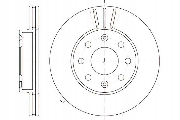 фото №1, Roadhouse тормозные диски тормозные 2szt chevrolet aveo hat