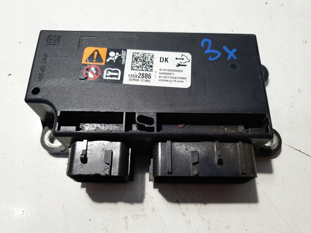 фото №1, Opel mokka модуль датчик подушек 13592886