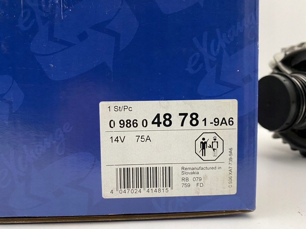 Fiat opel lancia генератор bosch 986048781 Оригинал