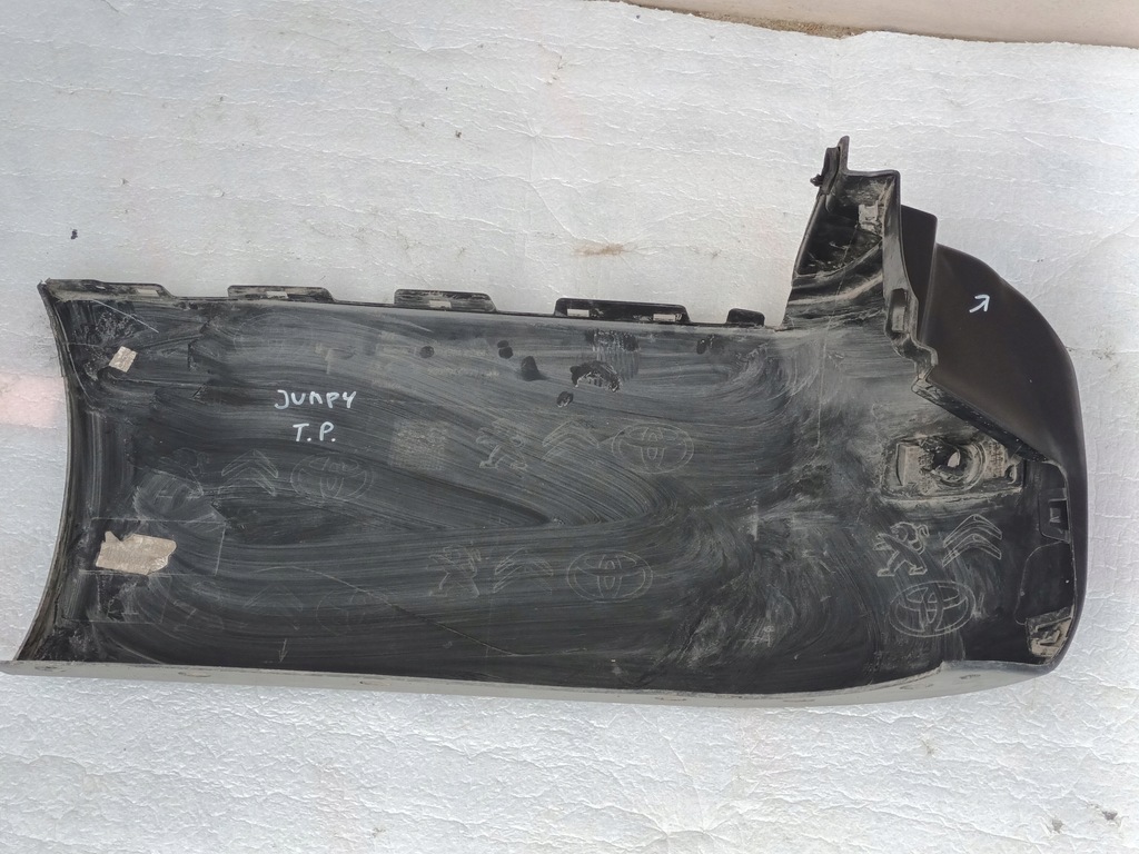 фото №6, Бампер задний уголок expert iii jumpy iii proace ii правый задняя long