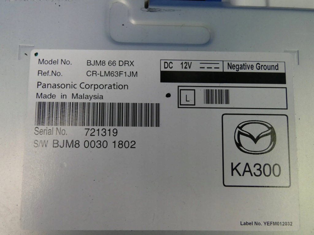 фото №2, Mazda 3 iii bm 13- 6 gj модуль усилитель радио