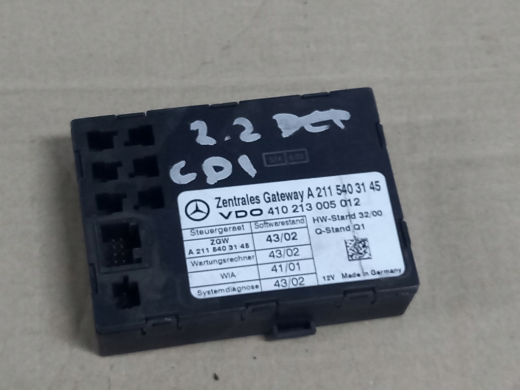 фото №1, Mercedes w211 модуль блок управления a2115403145