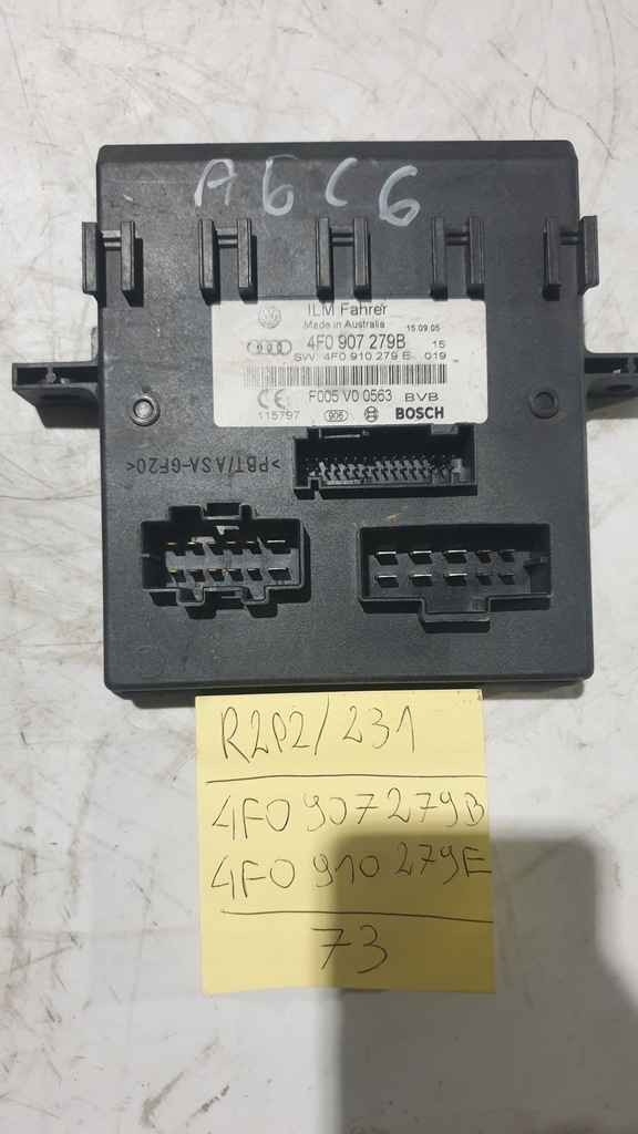 фото №1, Модуль світла audi a6 c6 4f0907279b 4f0910279e