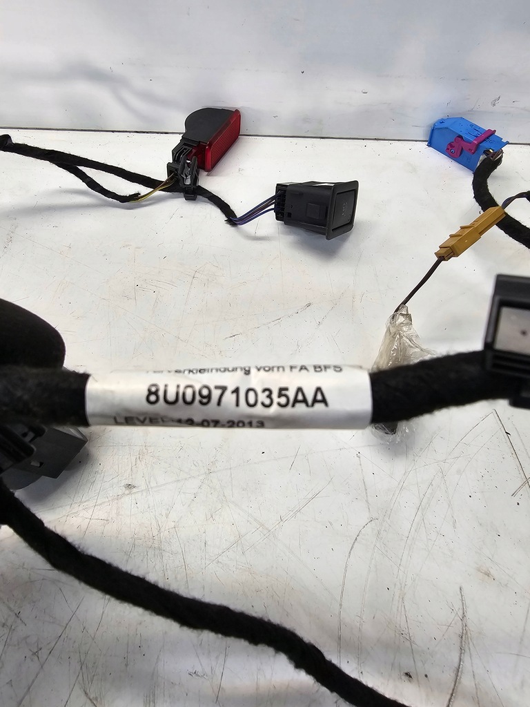 фото №13, Джгут проводка обшивка дверей двері ambiente audi q3 8u комплект